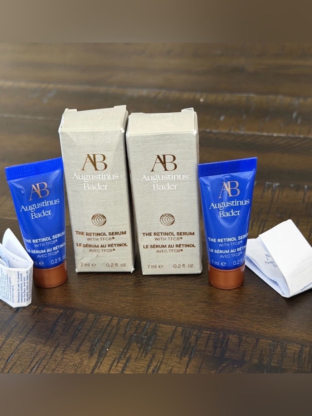 Augustinus Bader The Retinol Serum with TFC8 Sample Size 2x 7ml/ 0.2 fl oz  New
